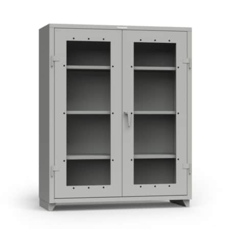 Strong Hold 14 ga. Cabinet with Electronic Lock with Digital Screen 48 inW x 24 inD x 75 inH 46-243-AT-L